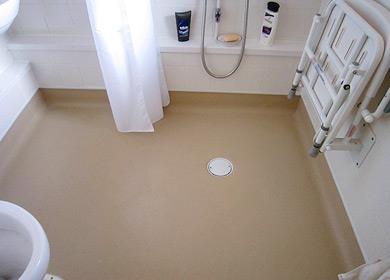 Flooring specifications, Wet room flooring, coved vinyl flooring and sub  floor preparation